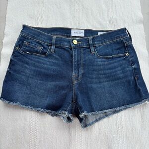 Frame Le Cut Off denim shorts size 28